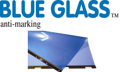 BLUE GLASS LOGO ANTI MARKING 