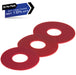 M-191-M-189 Heidelberg Superior Flat Suckers - 38MM 0.8MM 13MM RED ROUNDED DISC 66.028.402 32MM 66.028.406