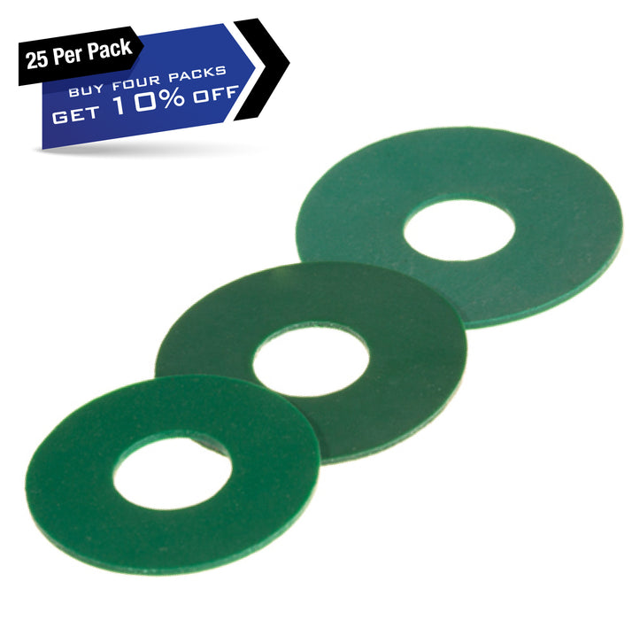 M-194 Heidelberg Superior Flat Suckers - 38mm 1.0MM GREEN 13MM 66.028.404 ROUND DISC 