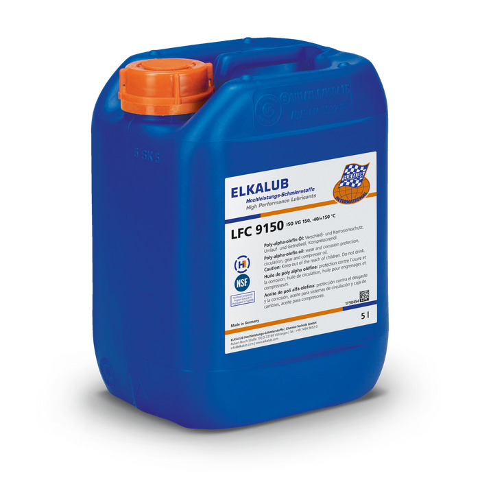 M-2277-M-2096 ELKALUB LFC 9150 H1 PAO Oil 5LITRE 20LITRE UK OFFICIAL DISTRIBUTOR