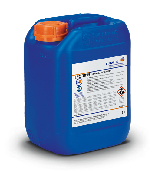 M-2638 ELKALUB LFC 3015 H1 White Oil 5LITRE 20LITRE UK OFFICIAL DISTRIBUTOR H1 HALAL 