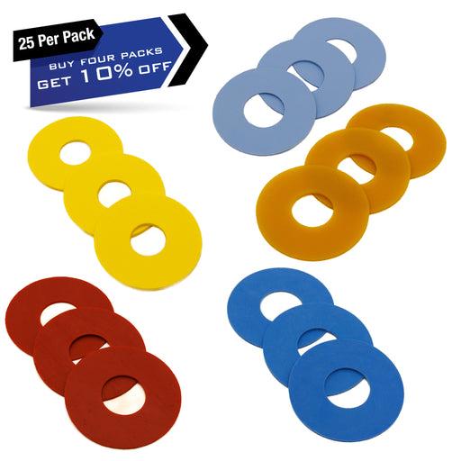 M-3533-M-3532-M-2340-M-3412-M-1170-M-2342-M-2341 Miscellaneous Flat Suckers GROUP PIC 38MM 12MM 13MM 15MM 1.0MM 1.5MM 0.8MM RED YELLOW BLUE CLEAR BEIGE 