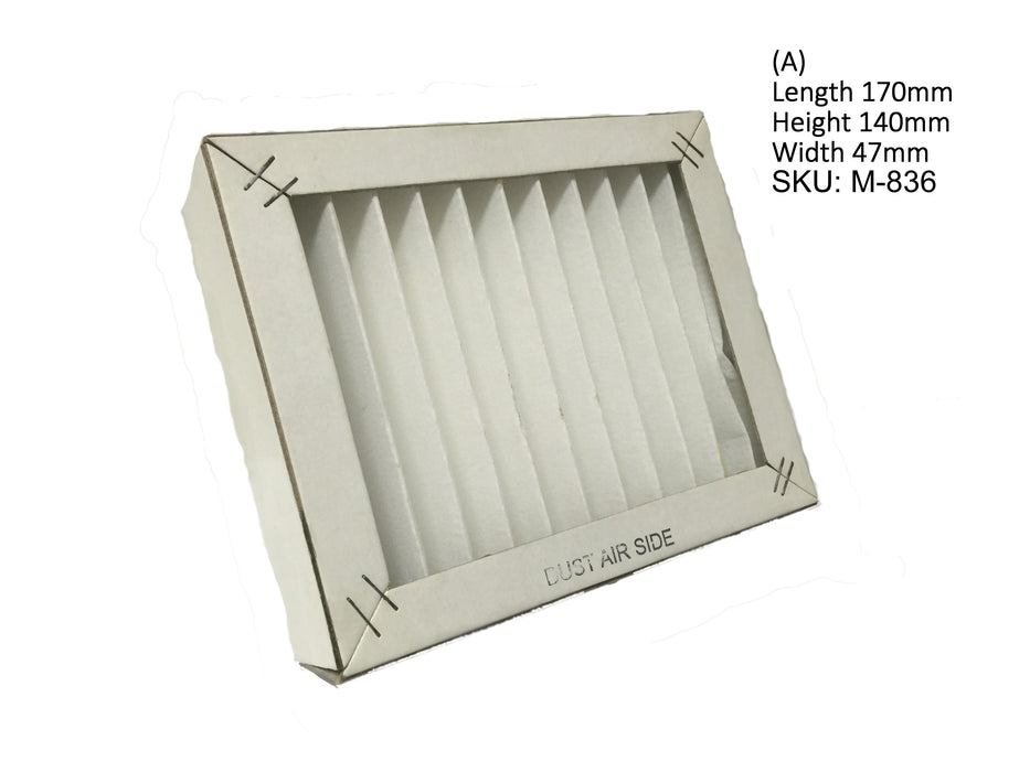 M-836 Panel Filters XL105 XL106 SM74 SM102 CD102 CD74 STAHL HEIDELBERG KBA KOMORI TECHNOTRANS M2.179.1981