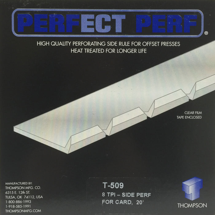 M-930 Thompson Side Perf
 T-509 8TPI CARD