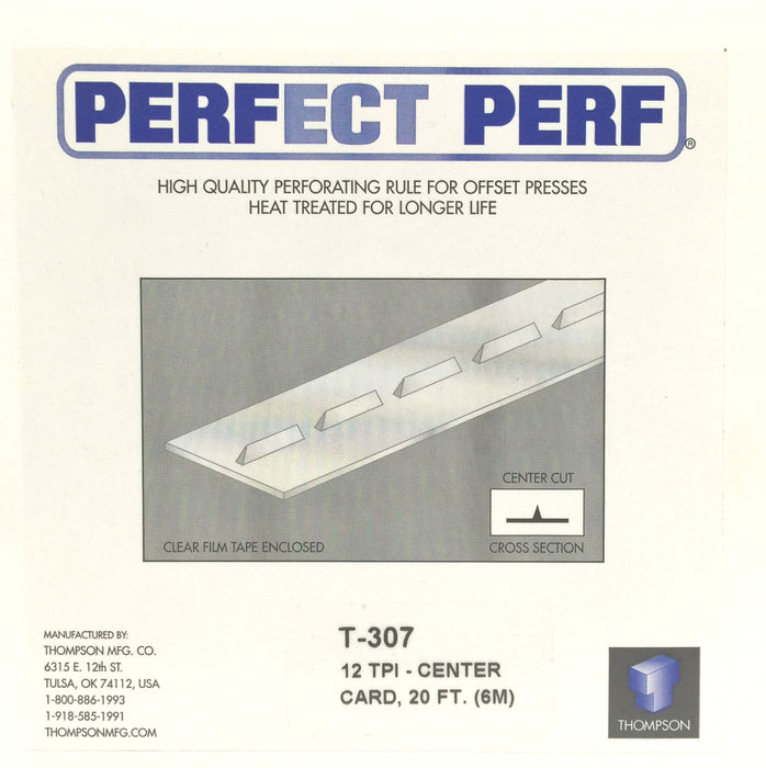 M-944 Thompson Center Perf T-307 12TPI CARD
