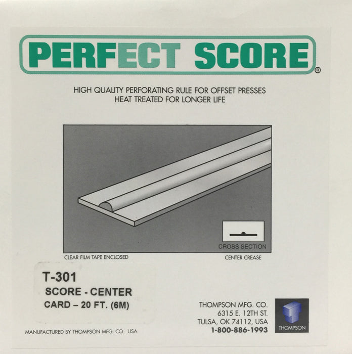 M-952 Thompson Center Score T-301 CARD
